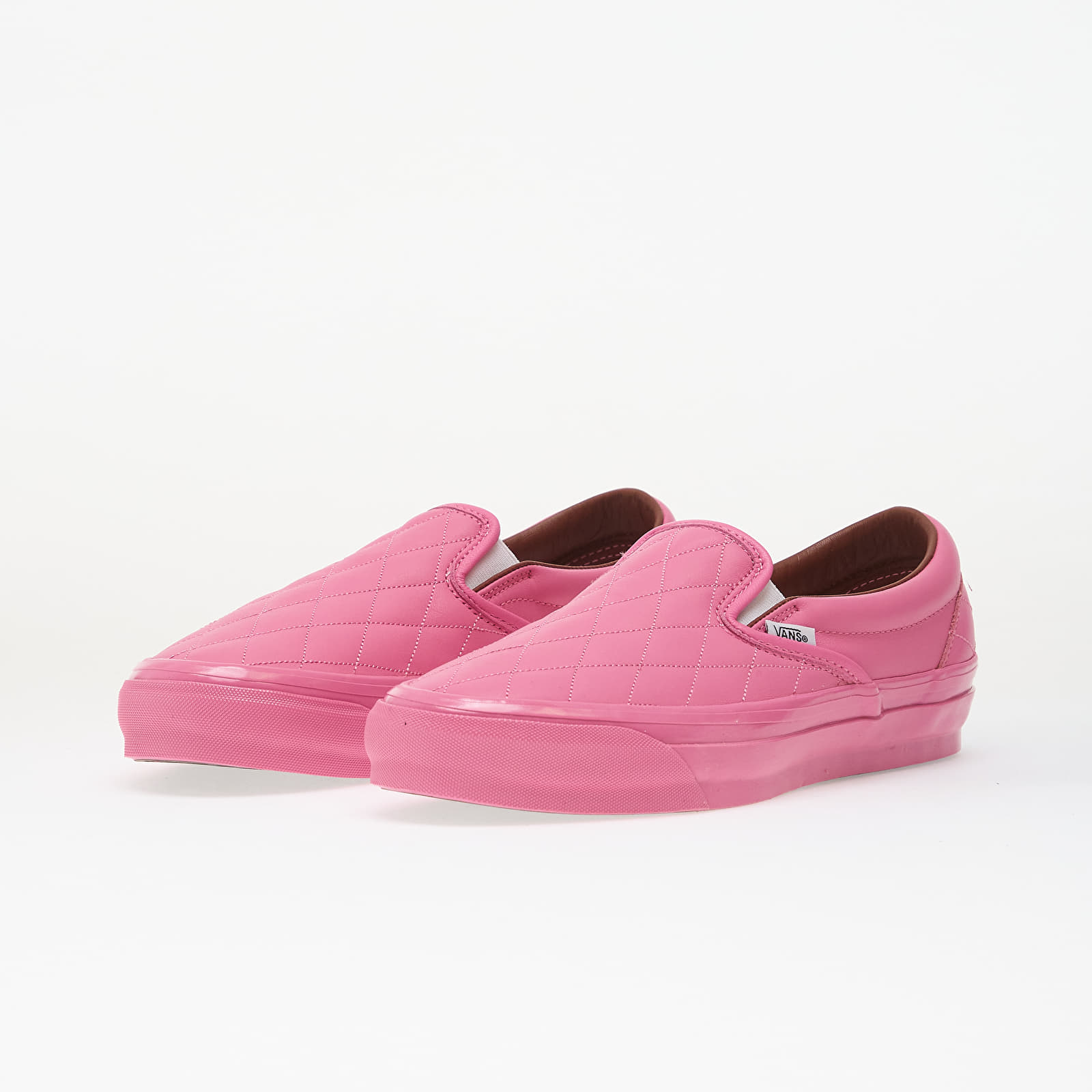 Men's shoes Vans LX Classic Slip-On 98 Quilted Leather Pink