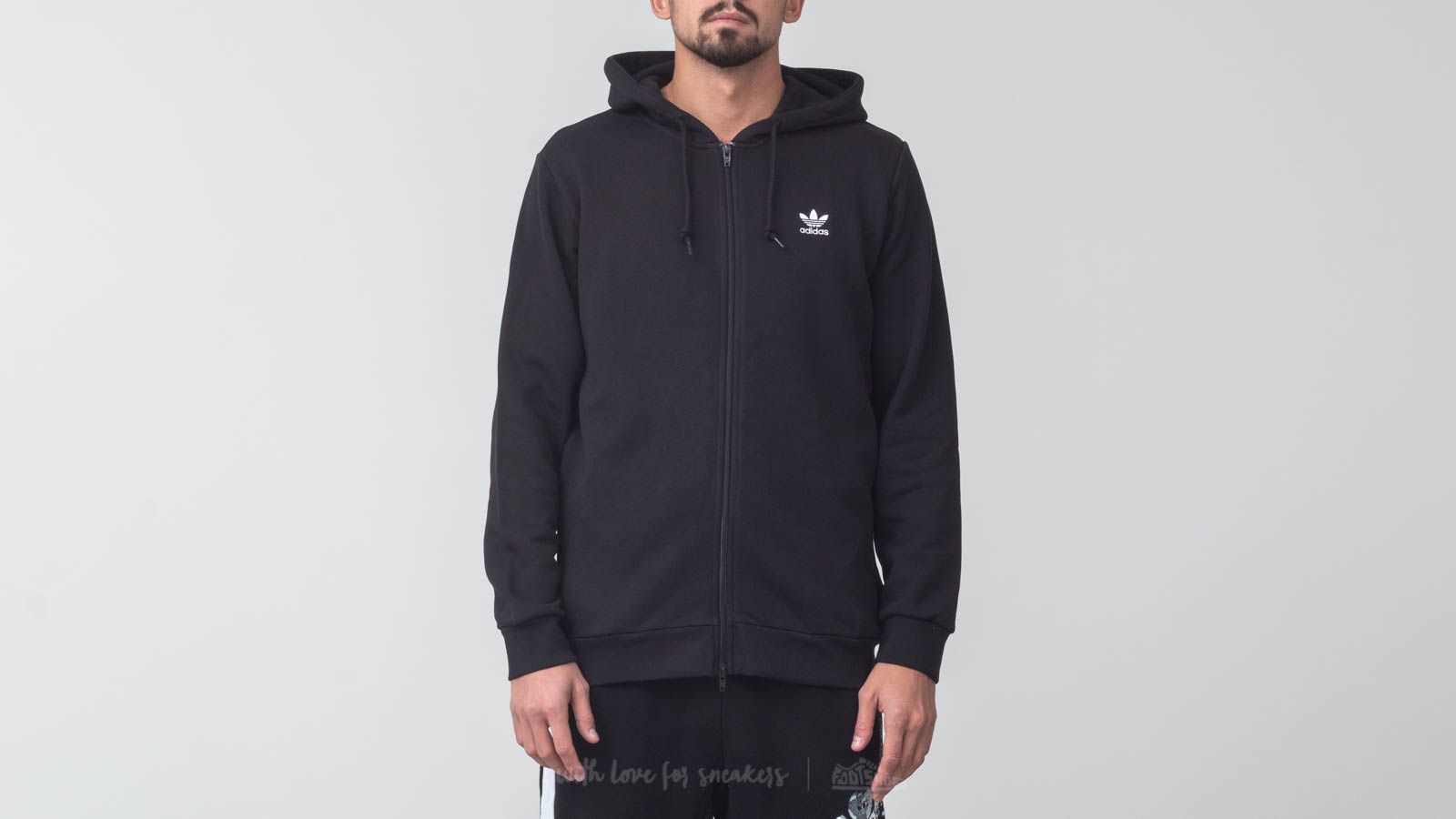 Hoodies and sweatshirts  adidas Trefoil Hoodie Black