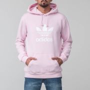 Hoodies and sweatshirts adidas Trefoil Hoodie Clear Pink Footshop