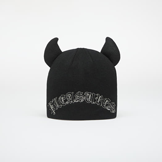 Boné PLEASURES Horns Skully Black