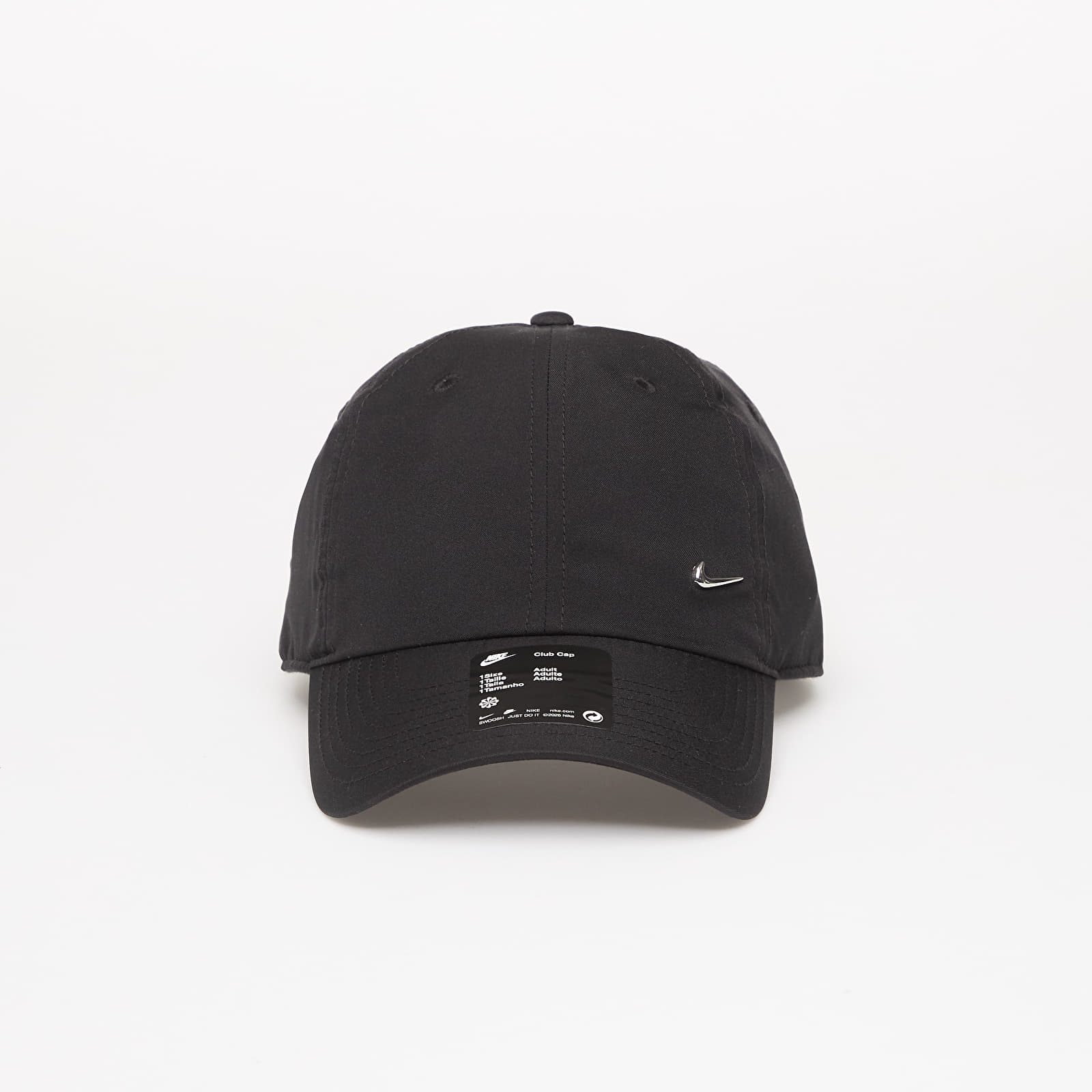 Gorras Nike Dri-FIT Club Unstructured Metal Swoosh Cap Black/ Metallic Silver