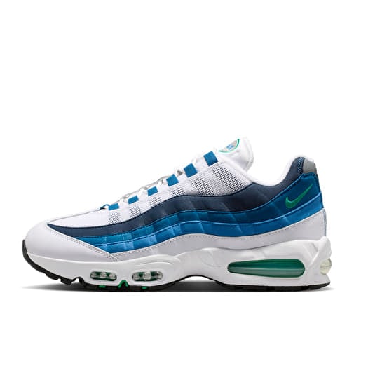 Nike Air Max 95 Og White/ Emerald Green-Lake Blue
