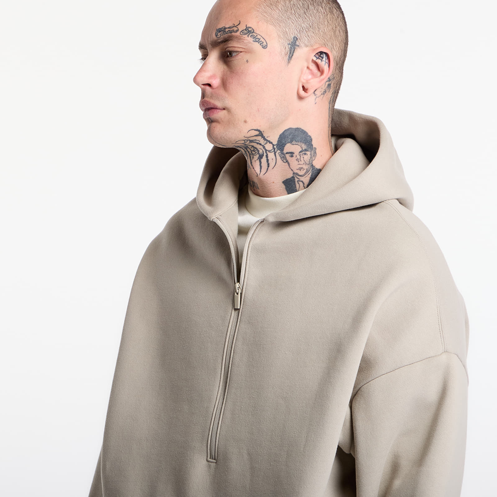Sudaderas Fear of God Essentials Property Lounge  Half Zip Crewneck Seal
