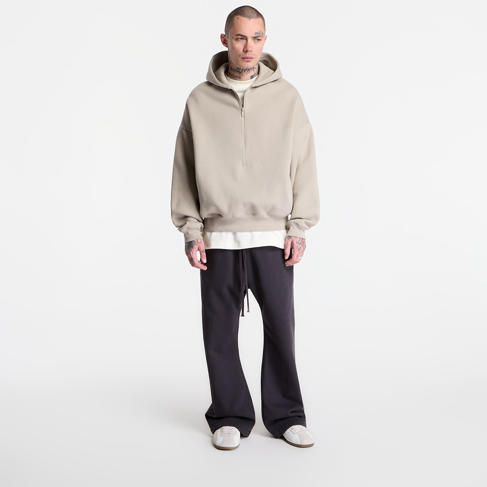 Sudaderas Fear of God Essentials Property Lounge  Half Zip Crewneck Seal