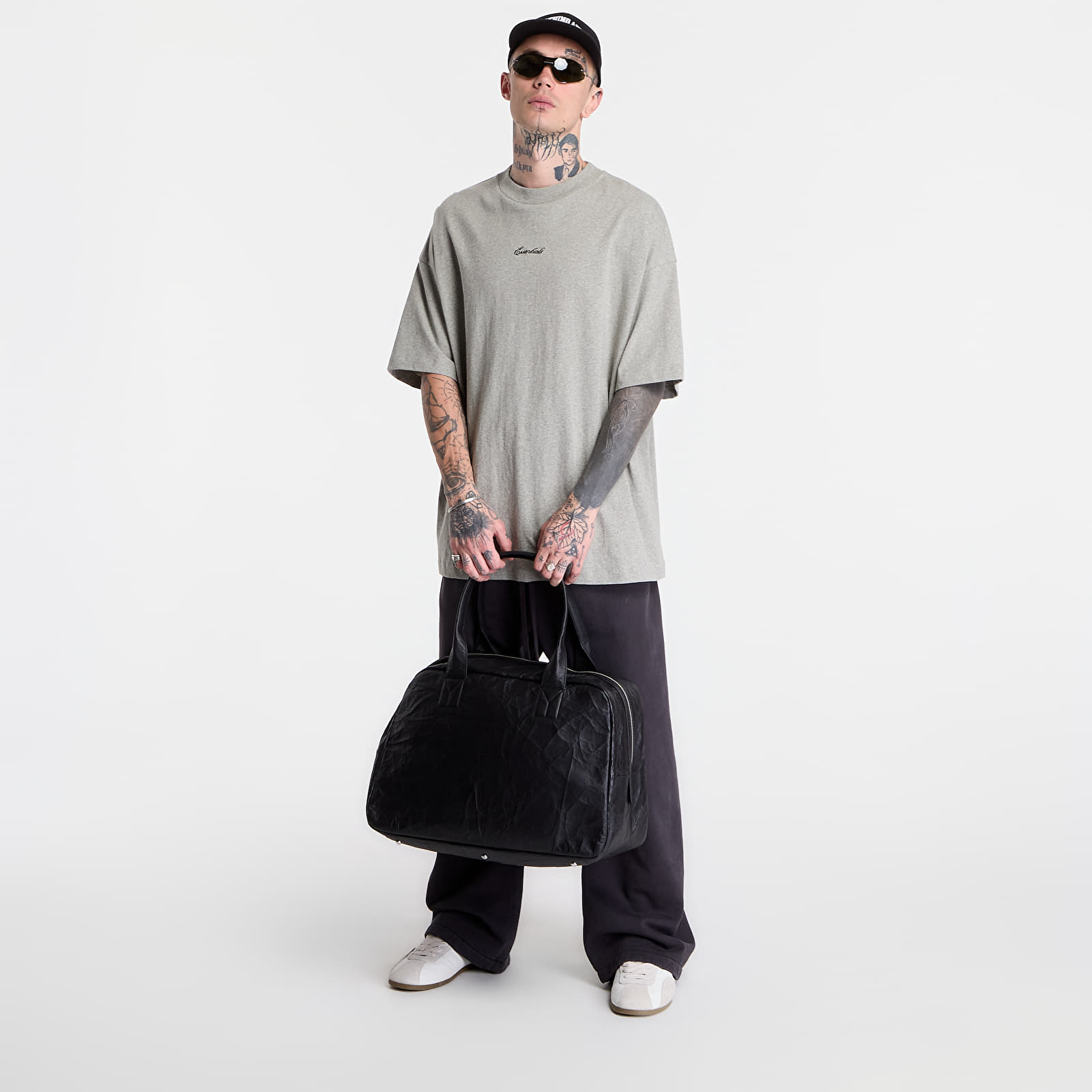 T-shirts Fear of God Essentials Signature 90'S Short Sleeve Tee Concrete Heather