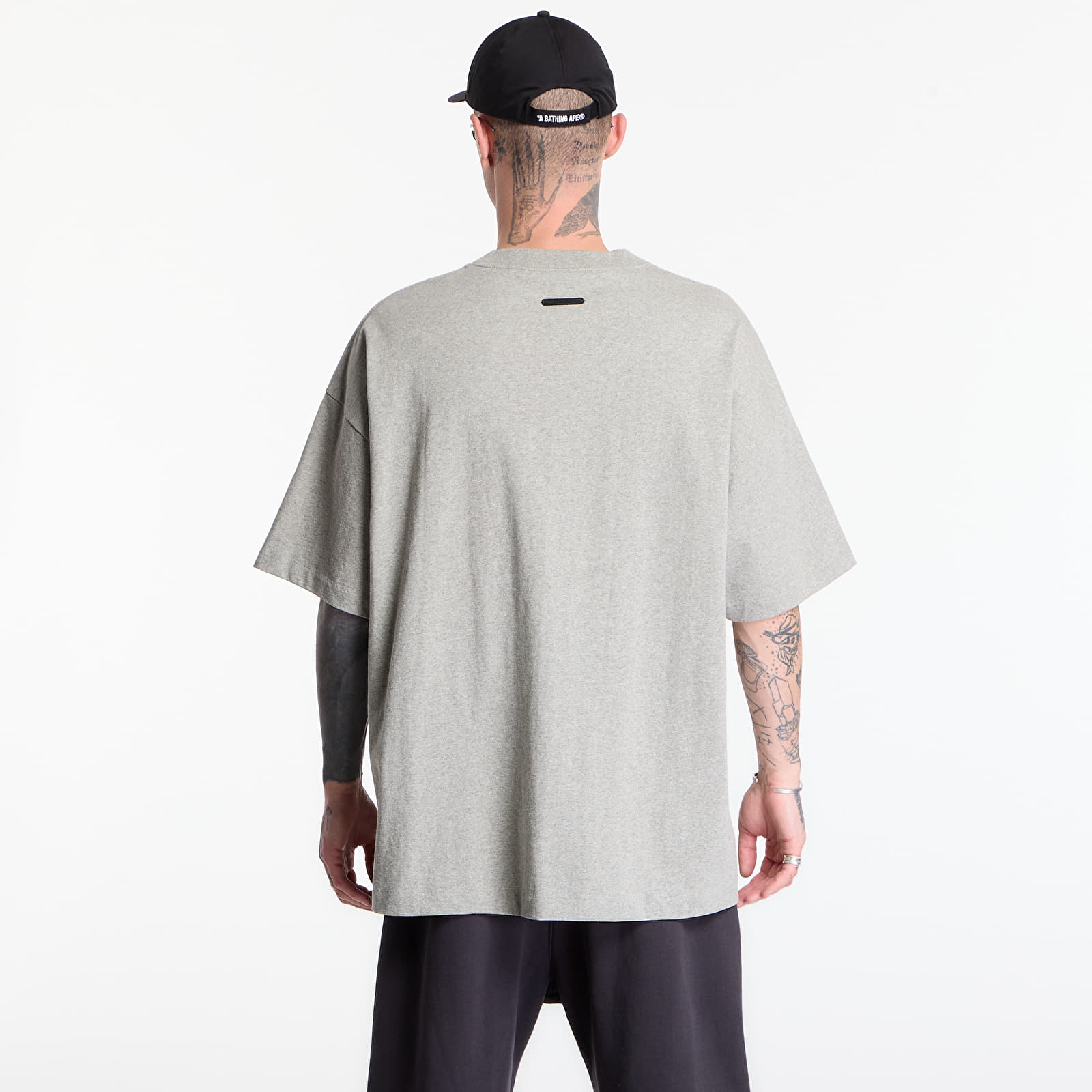 T-shirts Fear of God Essentials Signature 90'S Short Sleeve Tee Concrete Heather