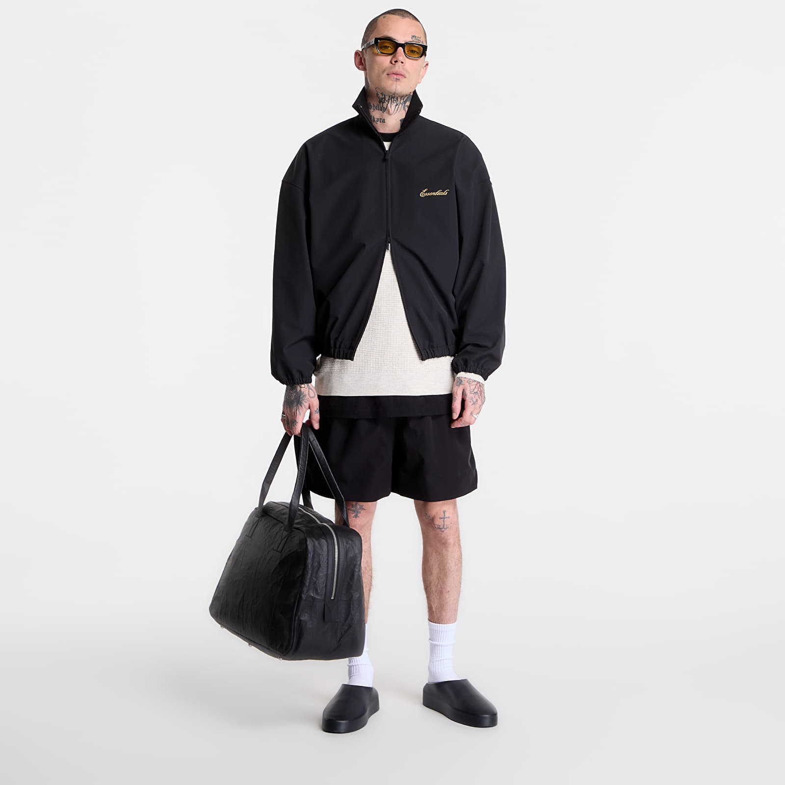 Šortai Fear of God Essentials Active Trace Classic Short Vintage Black