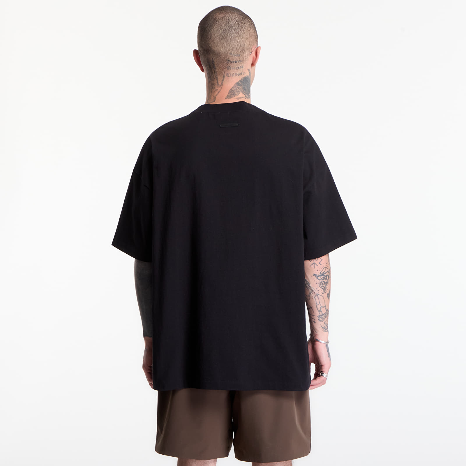 Camisetas Fear of God Essentials Signature 90'S Short Sleeve Tee Black