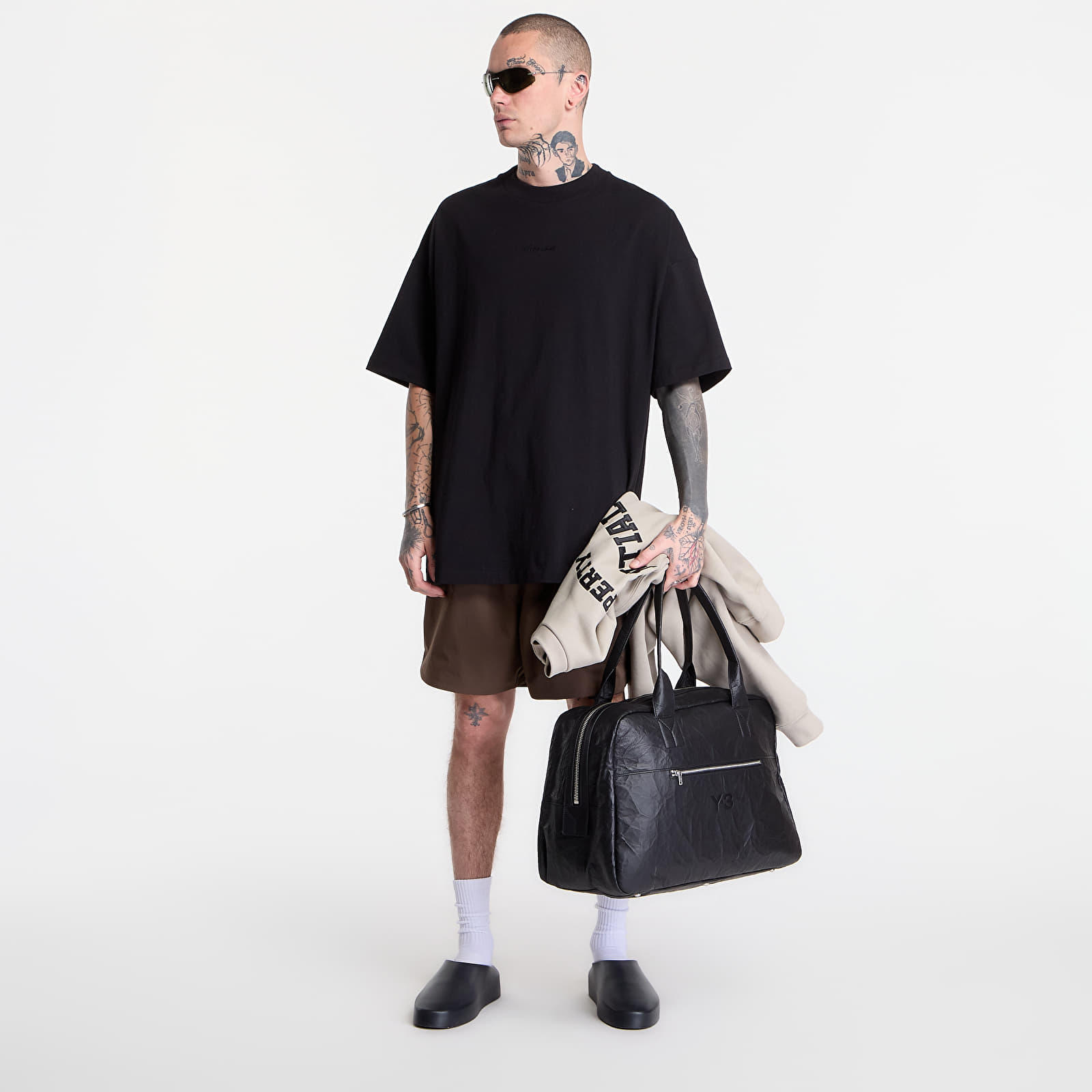 Camisetas Fear of God Essentials Signature 90'S Short Sleeve Tee Black