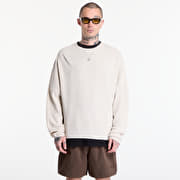 Fear of God Essentials Signature Waffle 90'S Crewneck Oatmeal Heather/ Blk