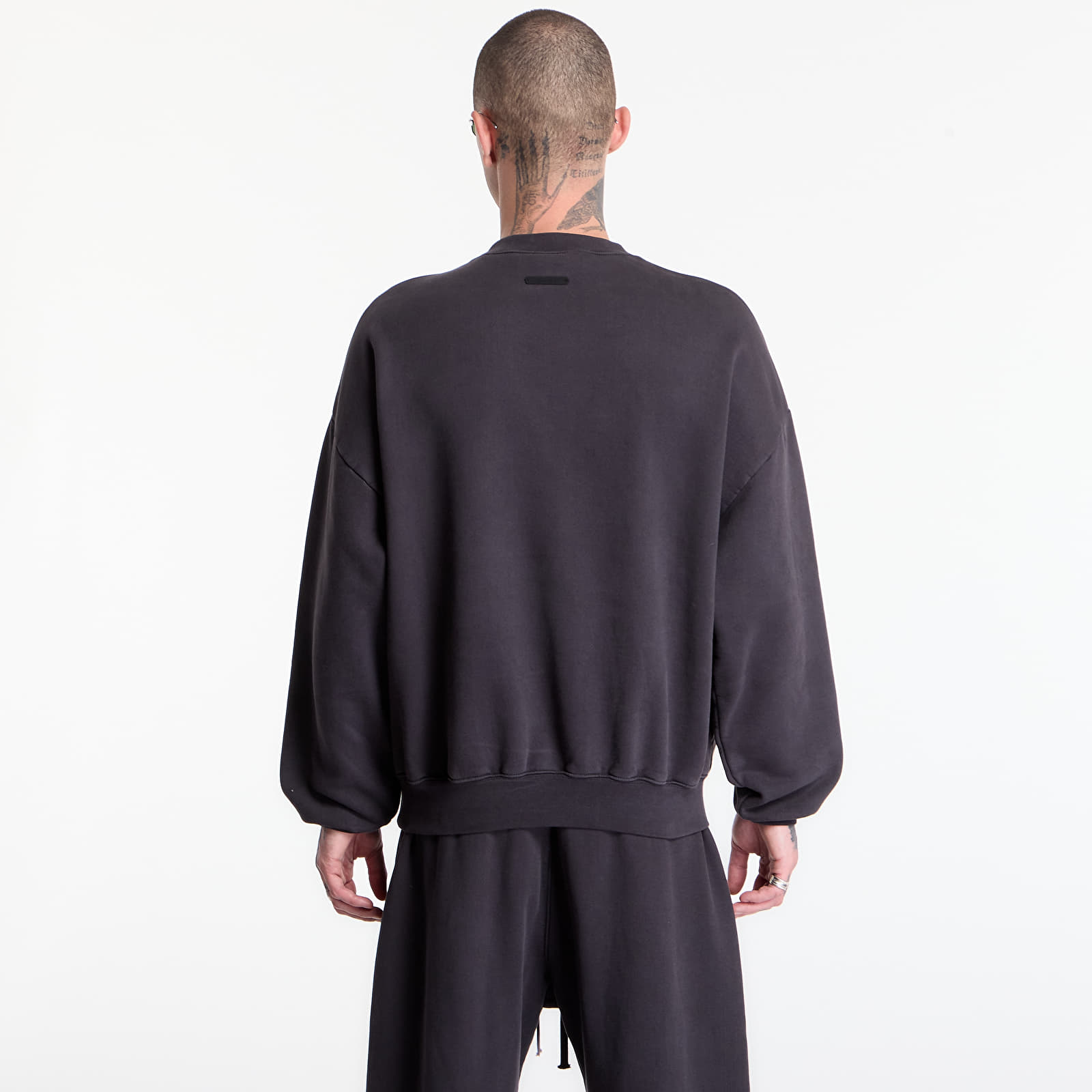 Gensere Fear of God Essentials Campus 90'S Crewneck Sweater Faded Black