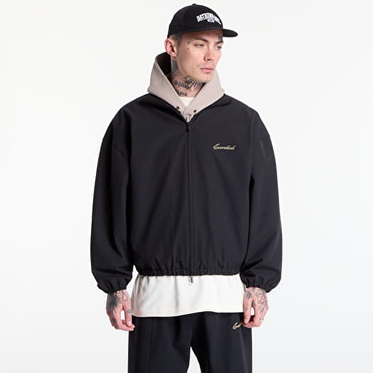 Bunda Fear of God Essentials Signature Full Zip Track Jacket Vintage Black