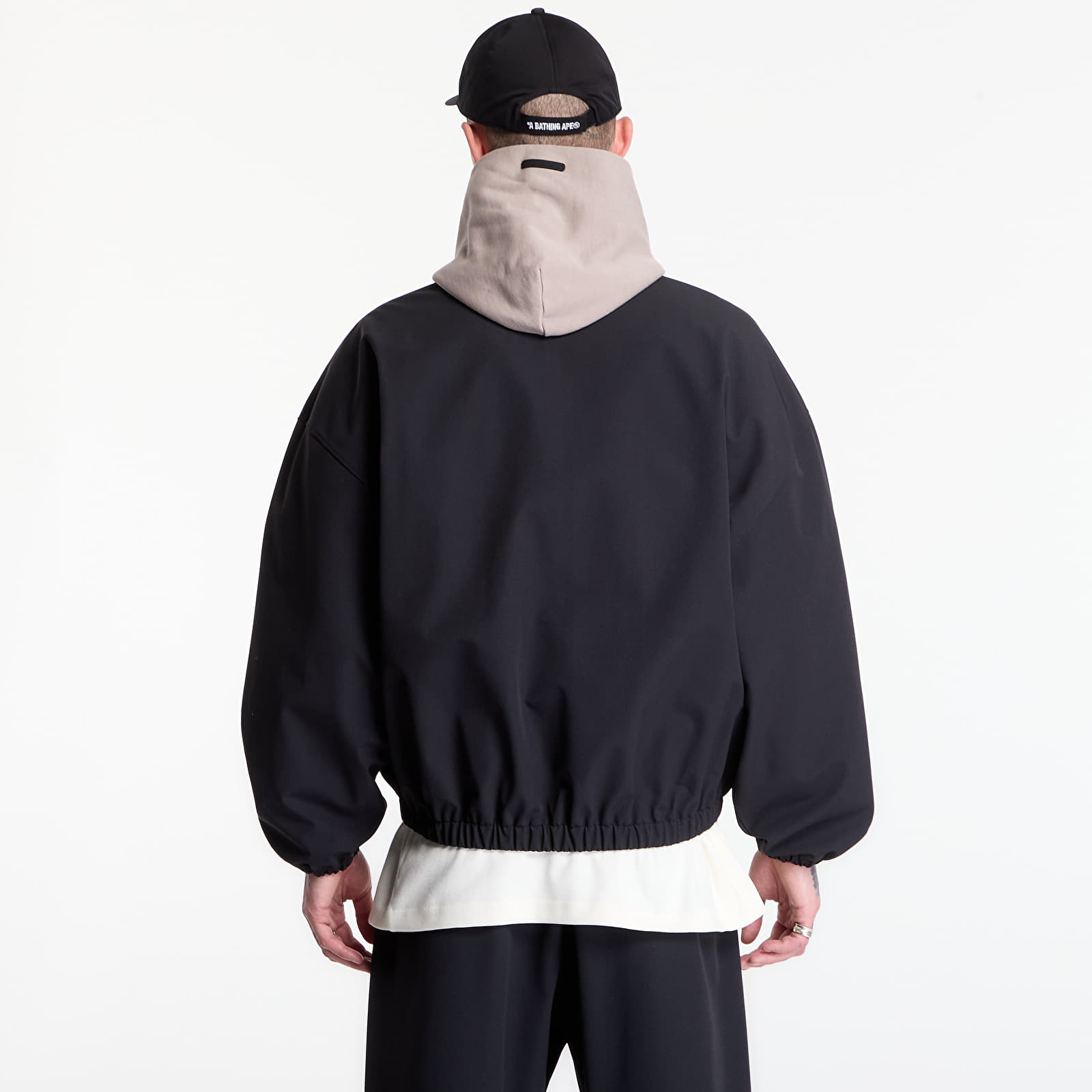 Bundy Fear of God Essentials Signature Full Zip Track Jacket Vintage Black