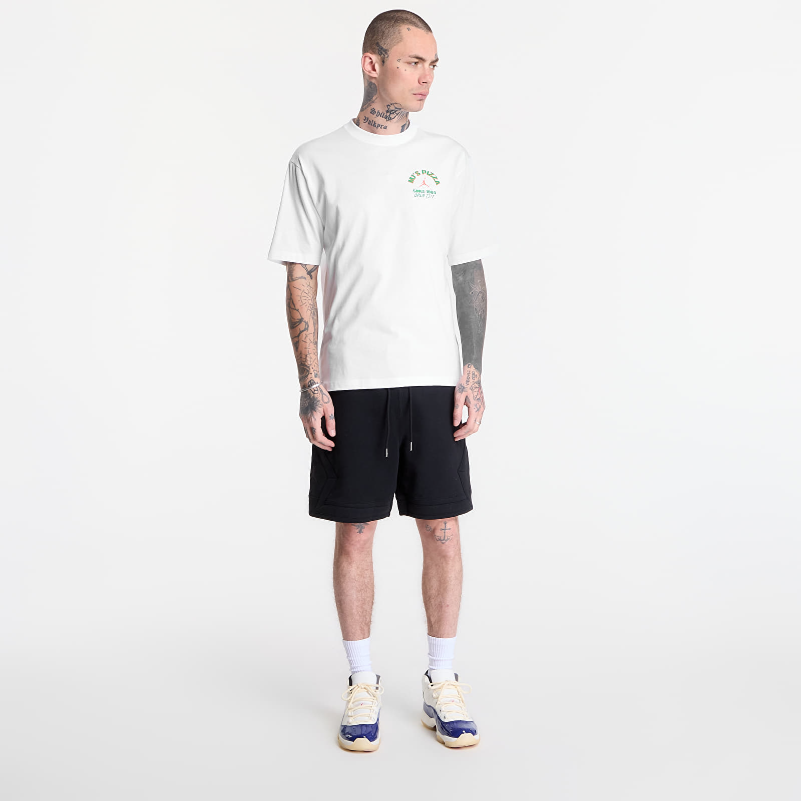 Trička Jordan Men's Graphic T-Shirt White/ Infrared 23