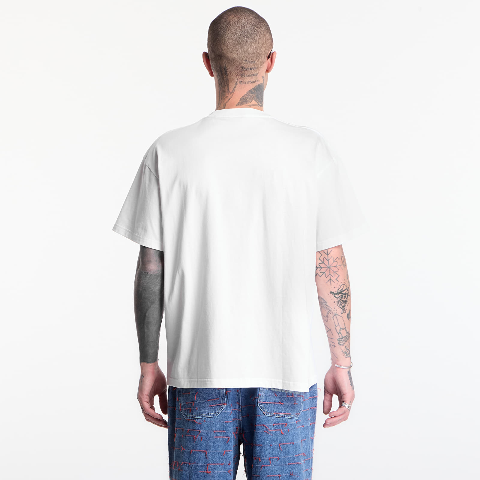 Trička PLEASURES Machine T-Shirt White