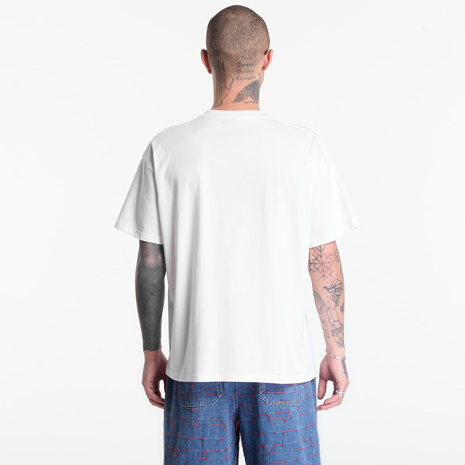 Trička PLEASURES Whip T-Shirt White