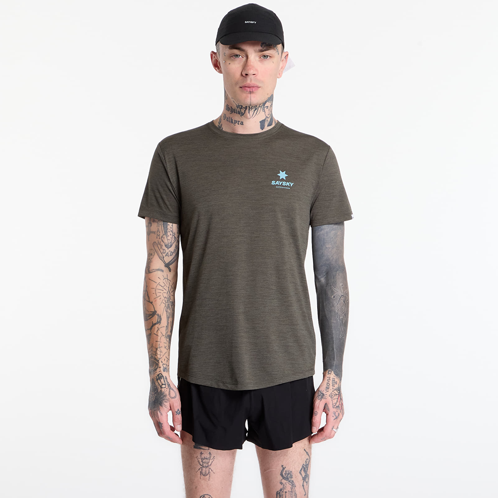 Pánská trička SAYSKY Statement Combat Pro T-shirt Green
