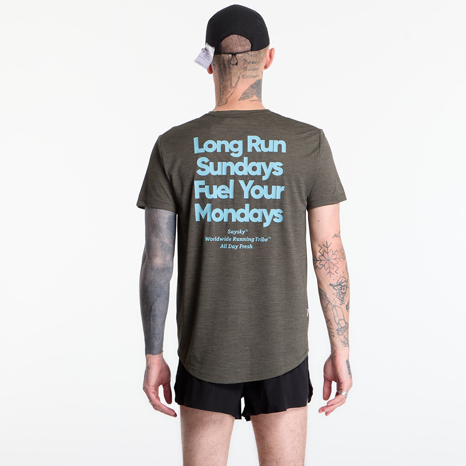 Pánská trička SAYSKY Statement Combat Pro T-shirt Green