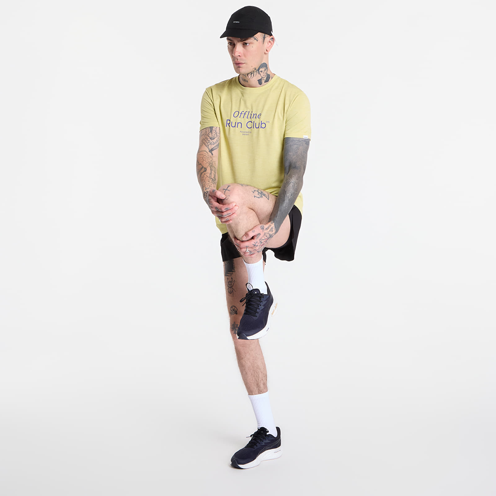 Pánská trička SAYSKY Statement Combat Pro T-shirt Yellow