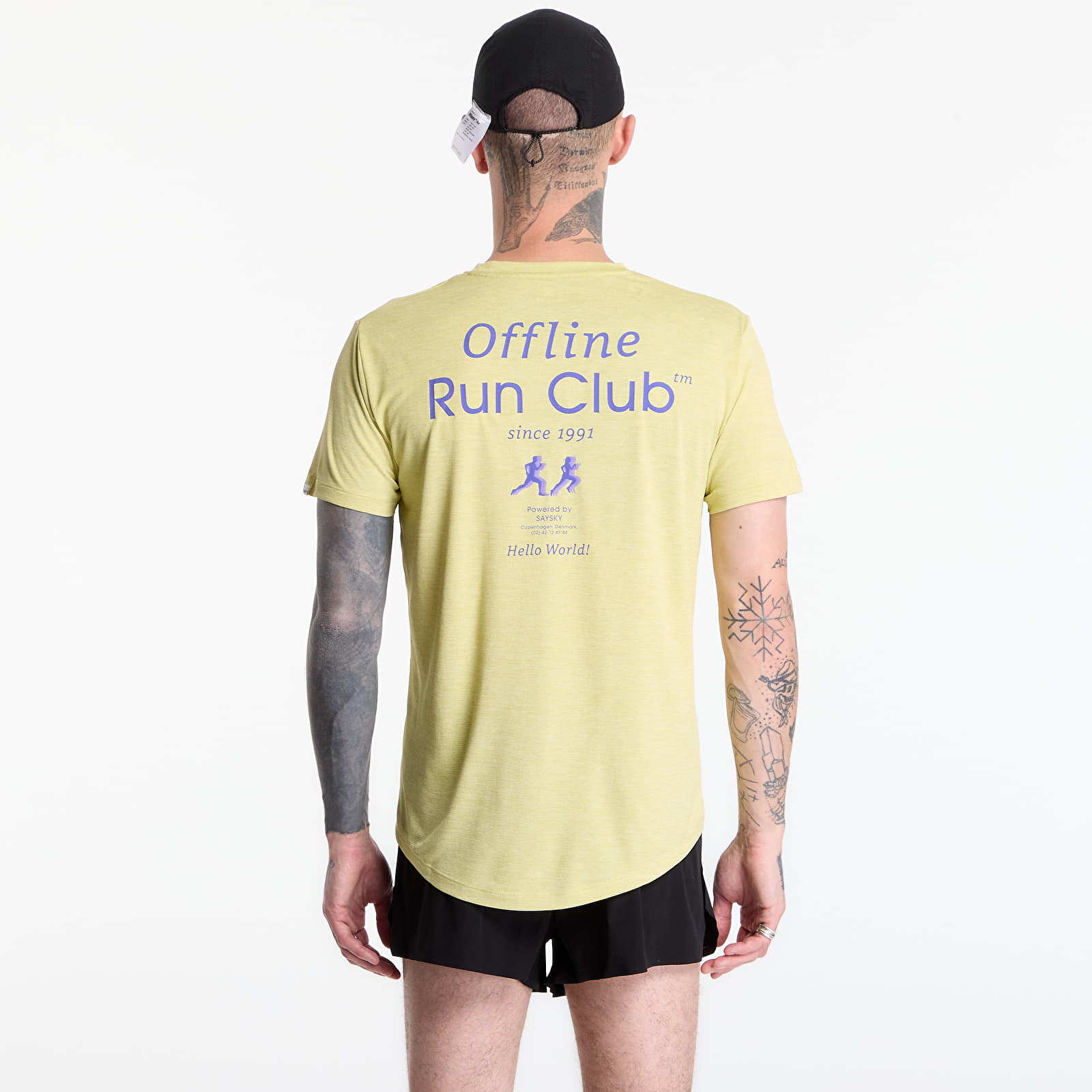 Pánská trička SAYSKY Statement Combat Pro T-shirt Yellow