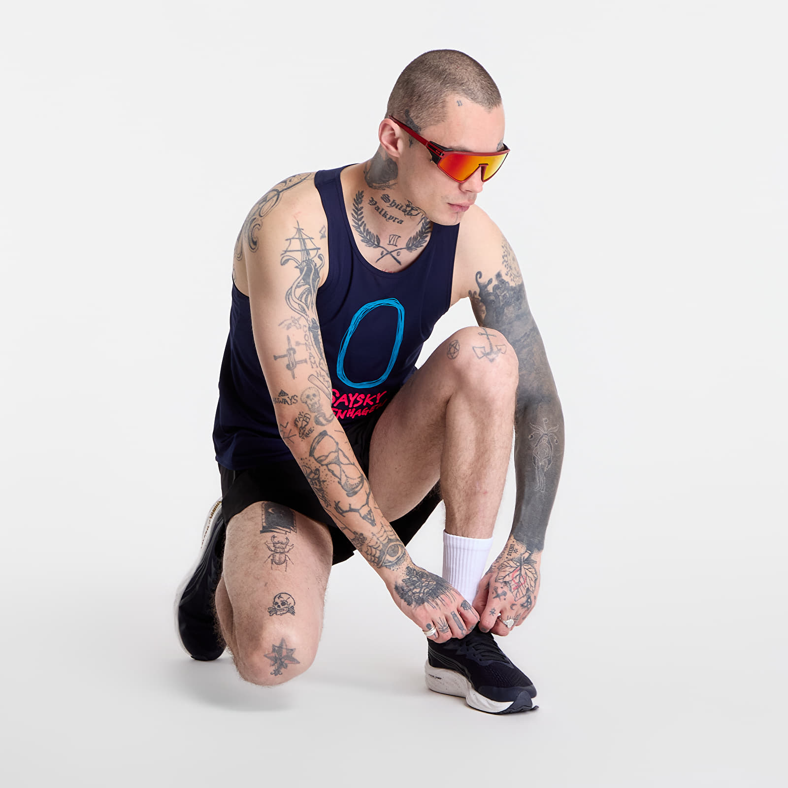 Pánská tílka SAYSKY Statement Flow Singlet Blue