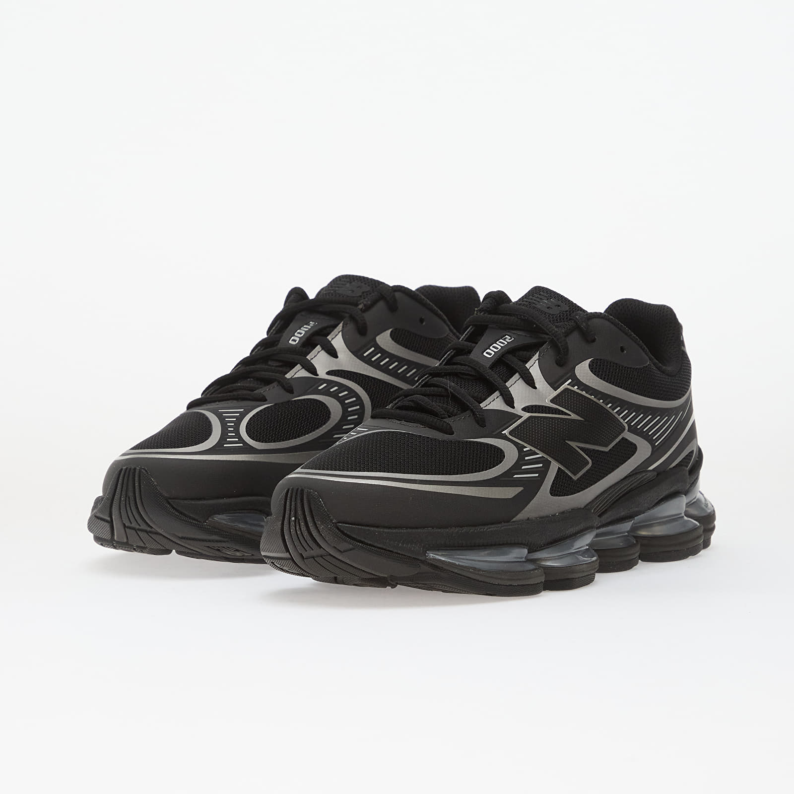 Pánske tenisky a topánky New Balance 2000 Black/ Silver Metallic