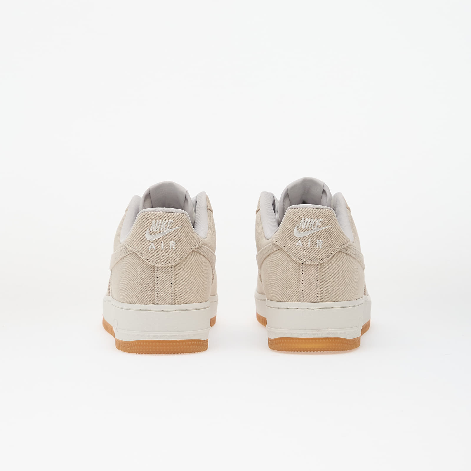 Skor för män Nike Air Force 1 '07 Lv8 Denim Vast Grey/ Vast Grey-Summit White