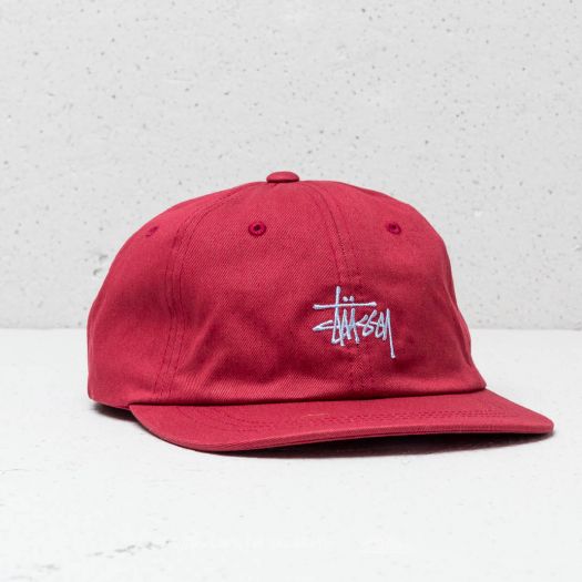 Caps St ssy Stock Low Pro Cap Red Footshop
