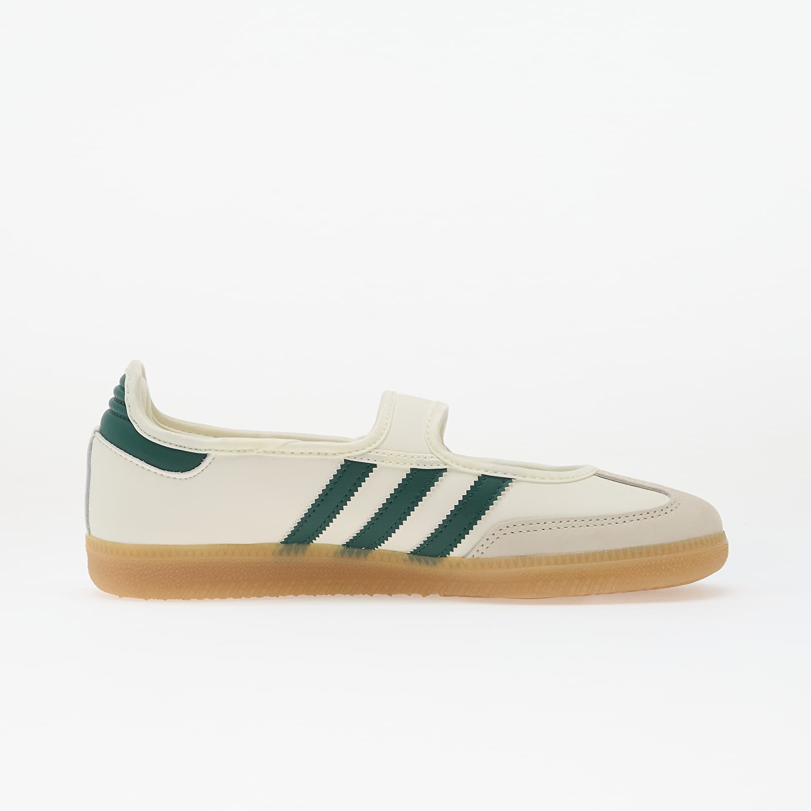 Skor för kvinnor adidas Samba Jane W Off White/ Collegiate Green/ Gold Metallic