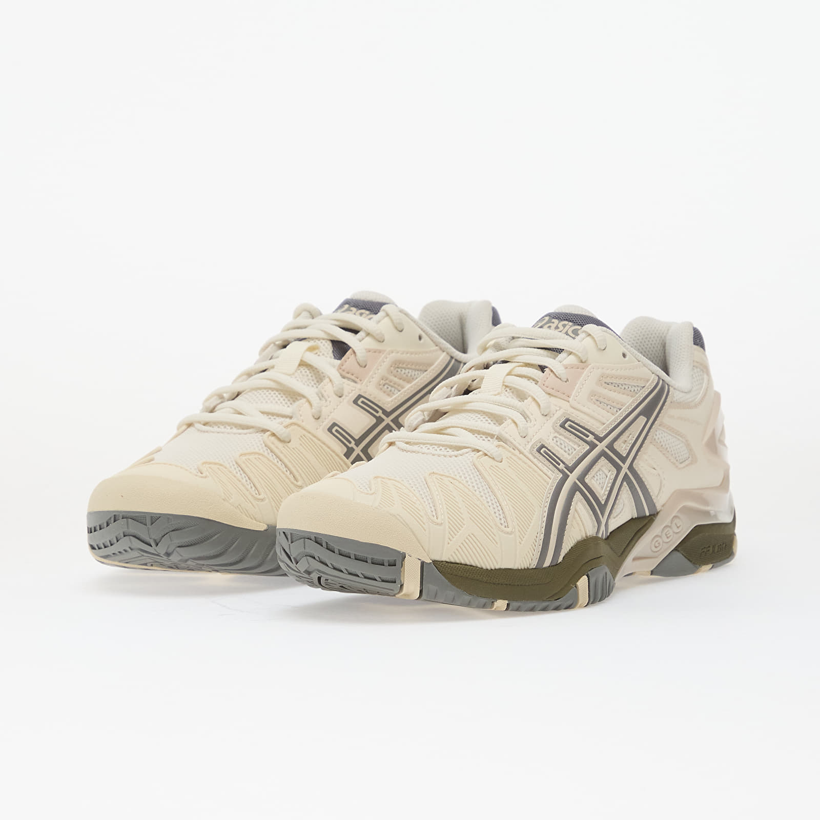 Мъжки кецове и обувки Asics Gel-Resolution 5 Cream/ Clay Grey