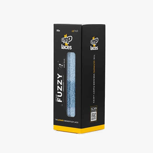 Crep Laces Baby Blue Fuzzy
