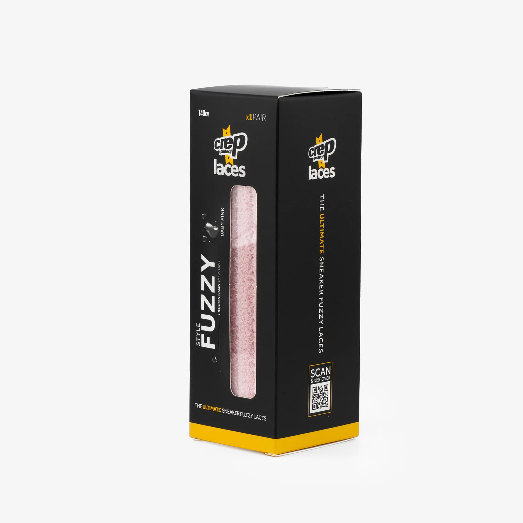 Sneakers Crep Laces Pink Fuzzy