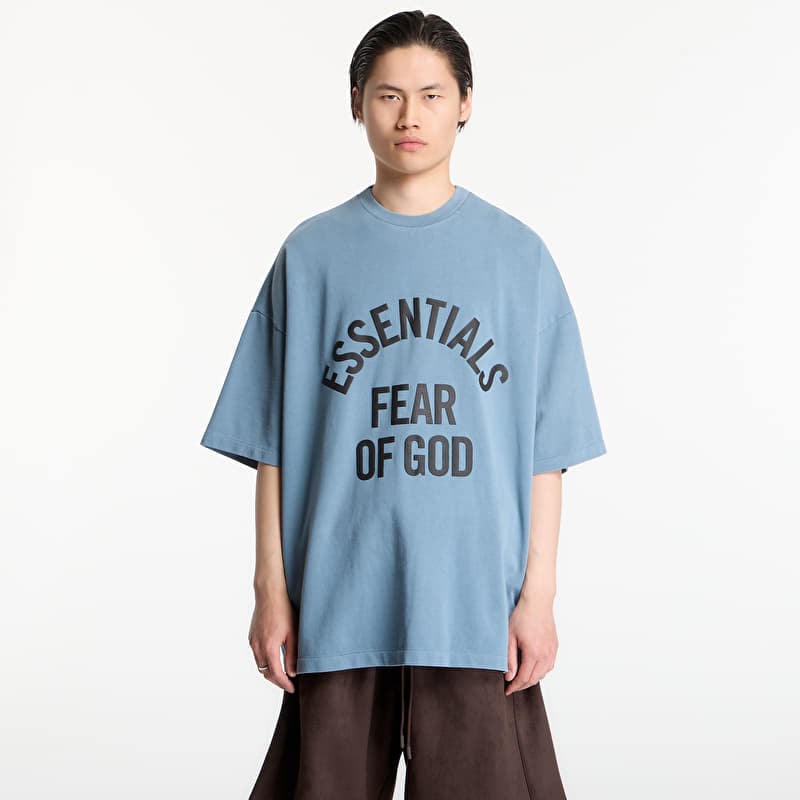 Fear of God Essentials Campus 90'S Short Sleeve Tee Faded Coastal