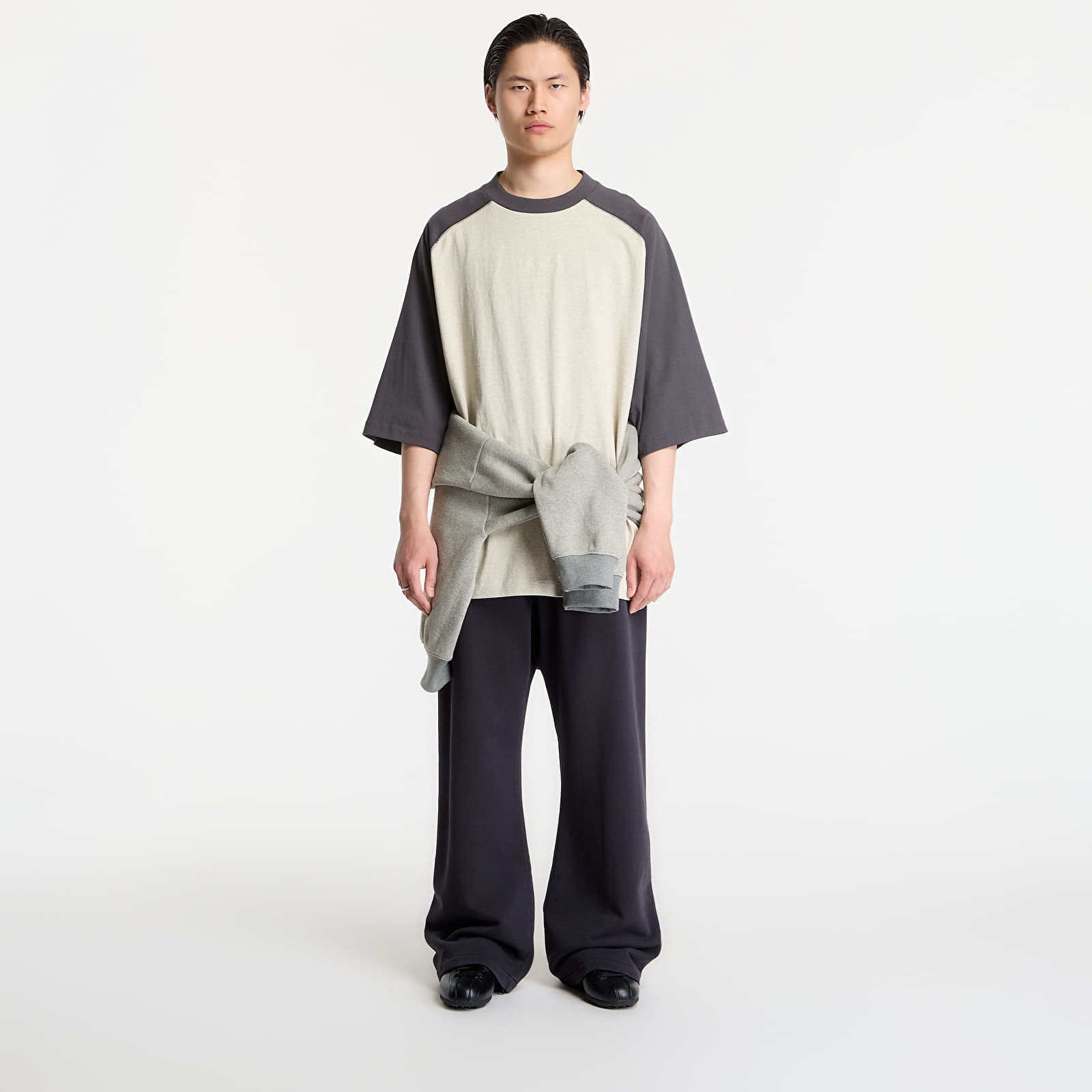 T-shirts Fear of God Essentials Signature Baseball Tee Heather Stone/ Iron Grey