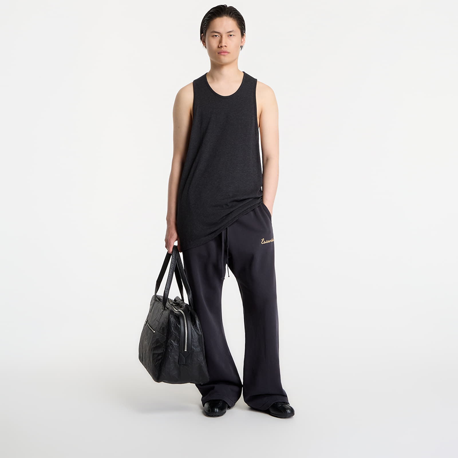Tílka Fear of God Essentials Signature Essential Tank Vintage Black