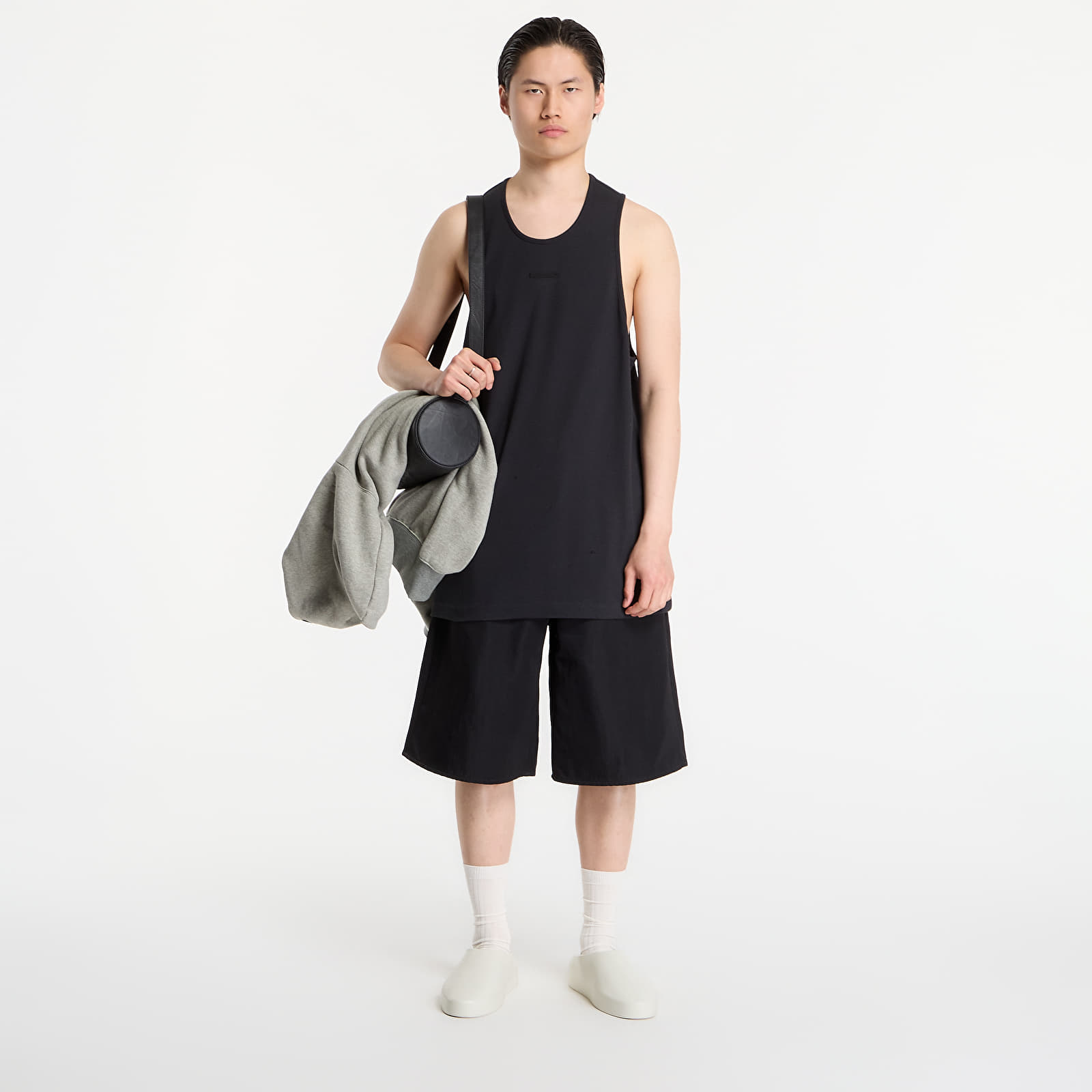 Tílka Fear of God Essentials Rib Tank Vintage Black