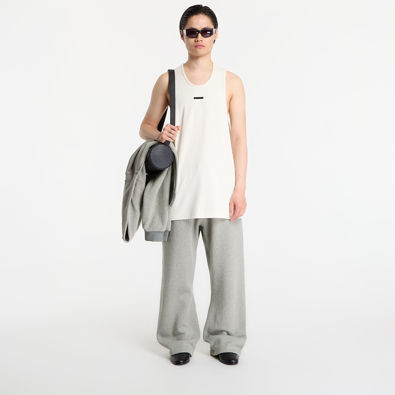 Tílka Fear of God Essentials Rib Tank Ivory
