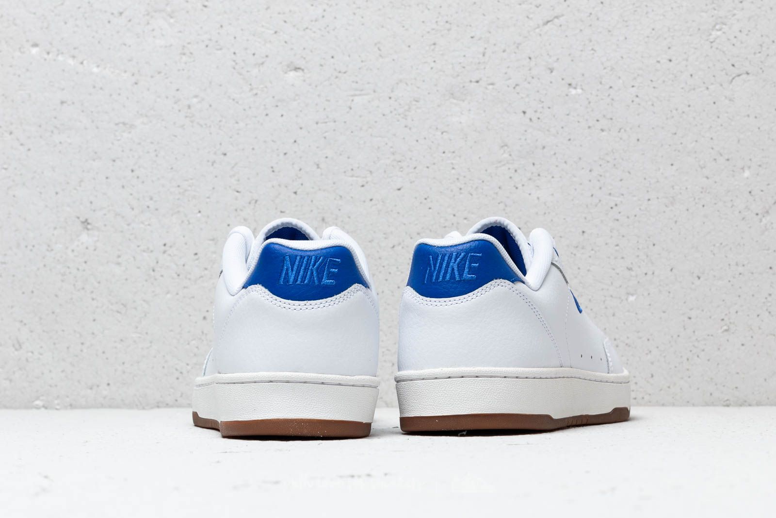 Pánske tenisky a topánky Nike Grandstand II Premium White/ Hyper Royal