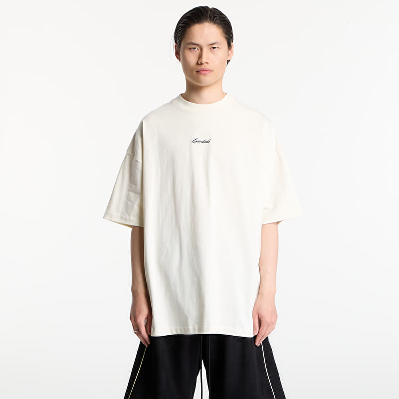Tričko Fear of God Essentials Signature 90'S Short Sleeve Tee Ivory