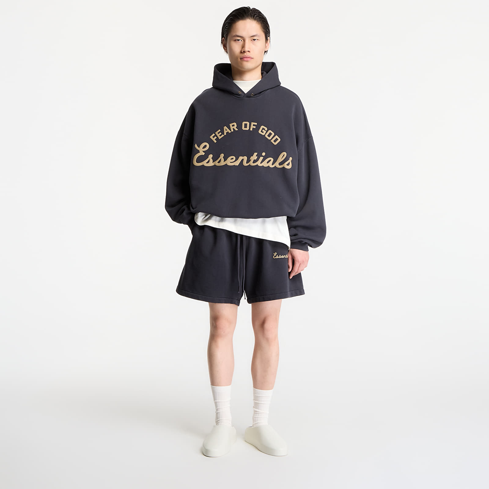 Shorts Fear of God Essentials Training Classic Fit Short Faded Black