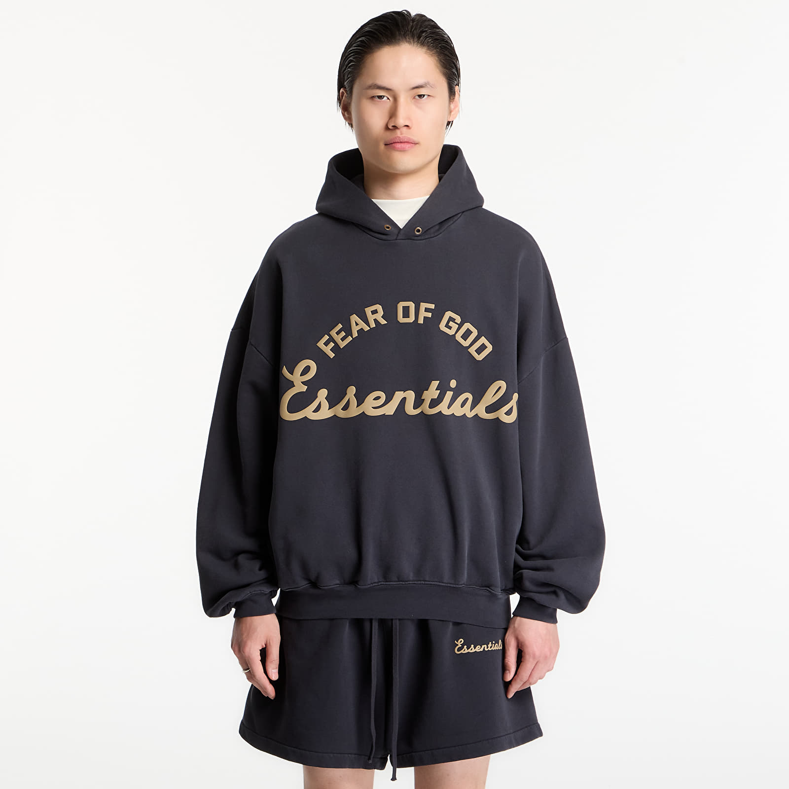 Sweatjacken und Sweatshirts Fear of God Essentials Training 90'S Hoodie Faded Black
