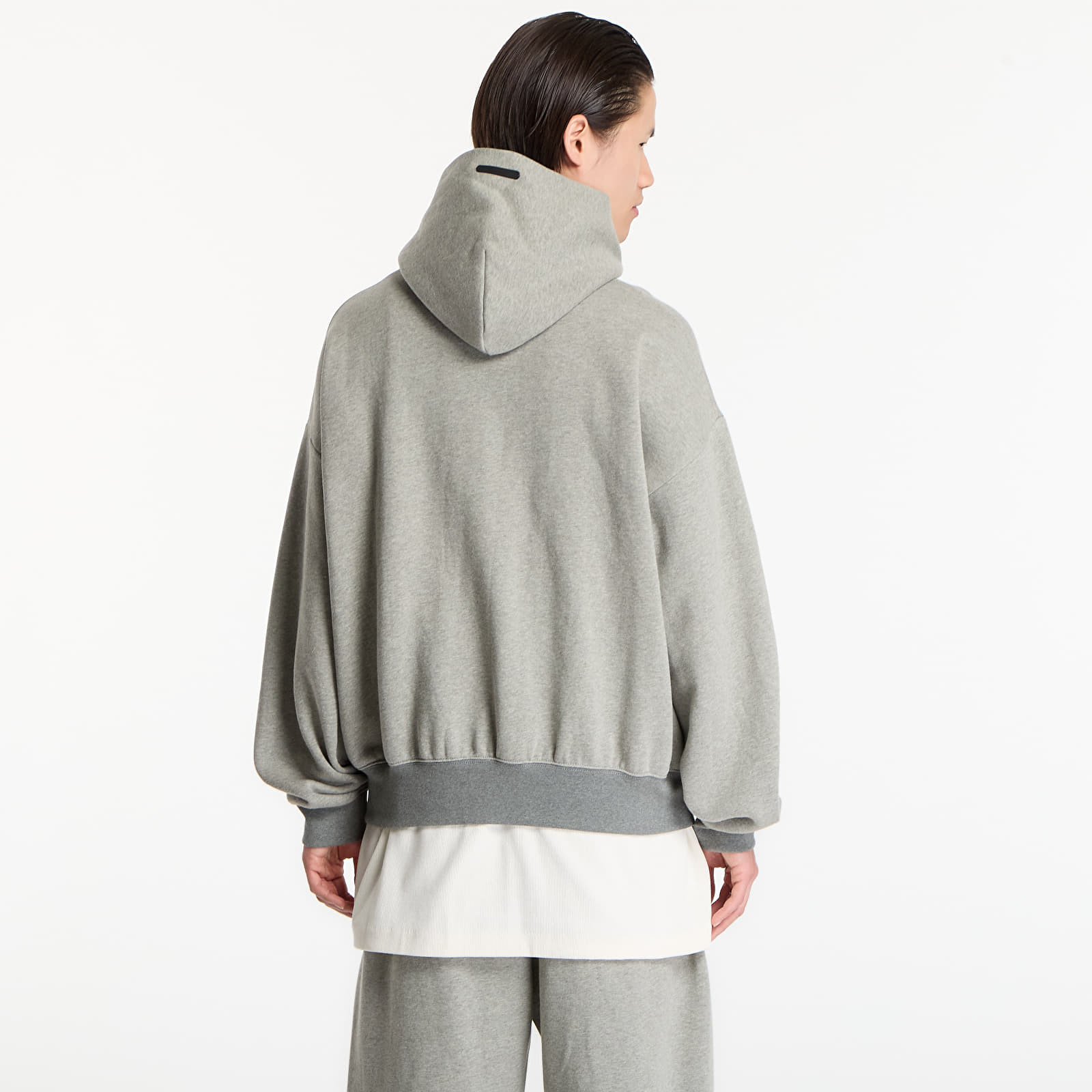 Hoodies och sweatshirts Fear of God Essentials Signature Classic Hoodie Concrete Heather/ Dark Concrete Heather