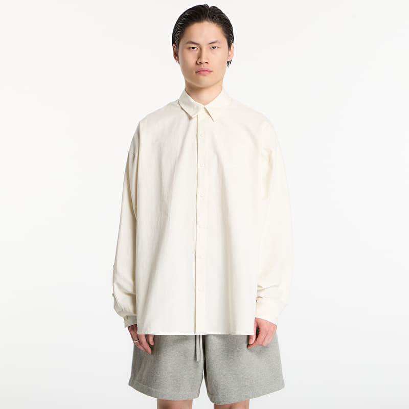 Overhemd Fear of God Essentials Signature Button Up Shirt Ivory