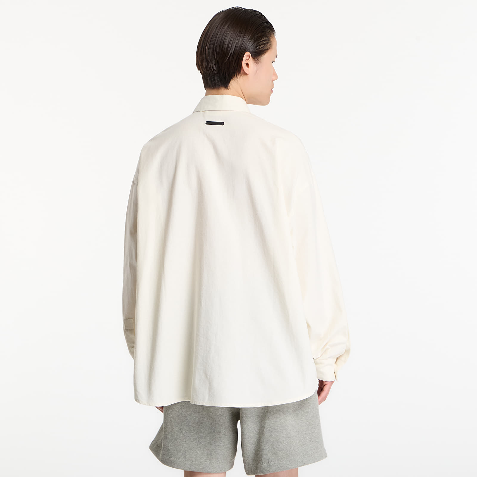 Košile Fear of God Essentials Signature Button Up Shirt Ivory