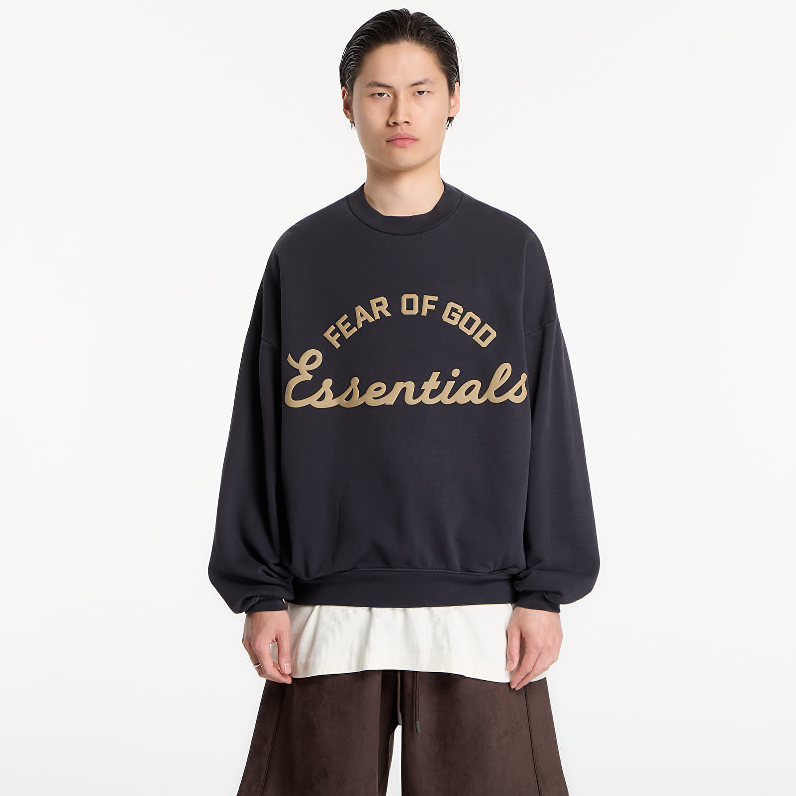 Hoodies e sweatshirts Fear of God Essentials Training 90'S Crewneck Sweatshirt Faded Black