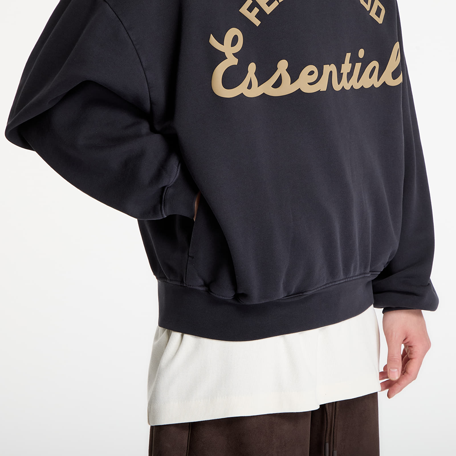 Hoodies e sweatshirts Fear of God Essentials Training 90'S Crewneck Sweatshirt Faded Black