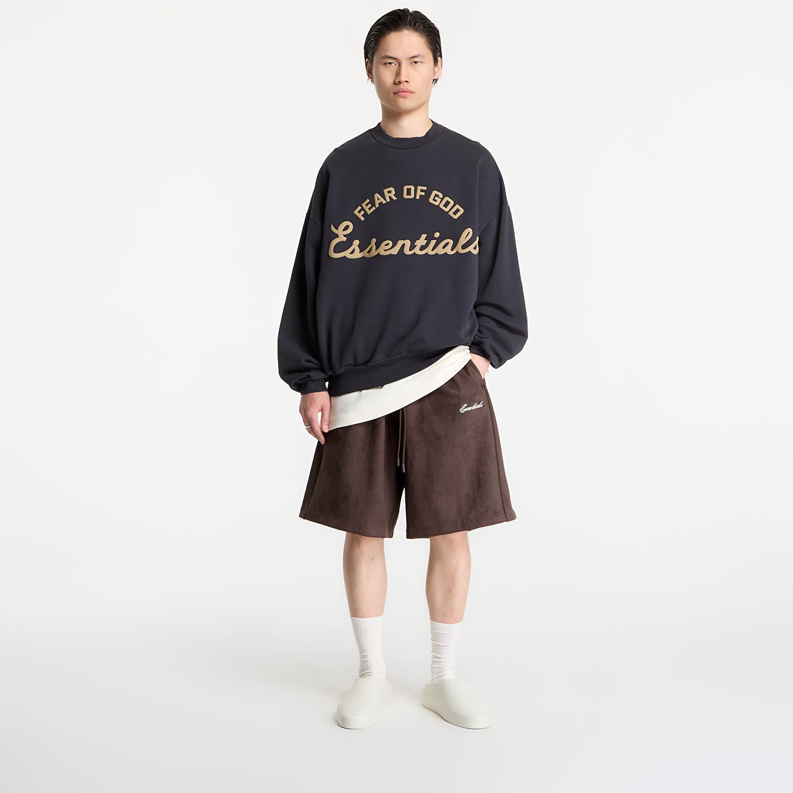 Hoodies e sweatshirts Fear of God Essentials Training 90'S Crewneck Sweatshirt Faded Black