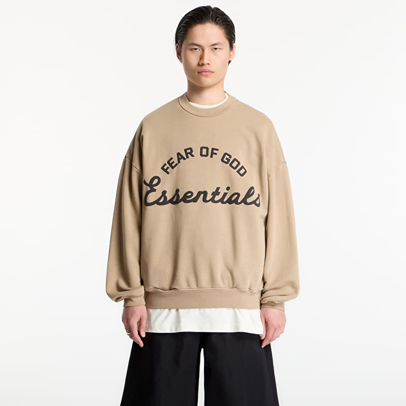 Sweatshirt Fear of God Essentials Training 90'S Crewneck Sweatshirt Faded Dune