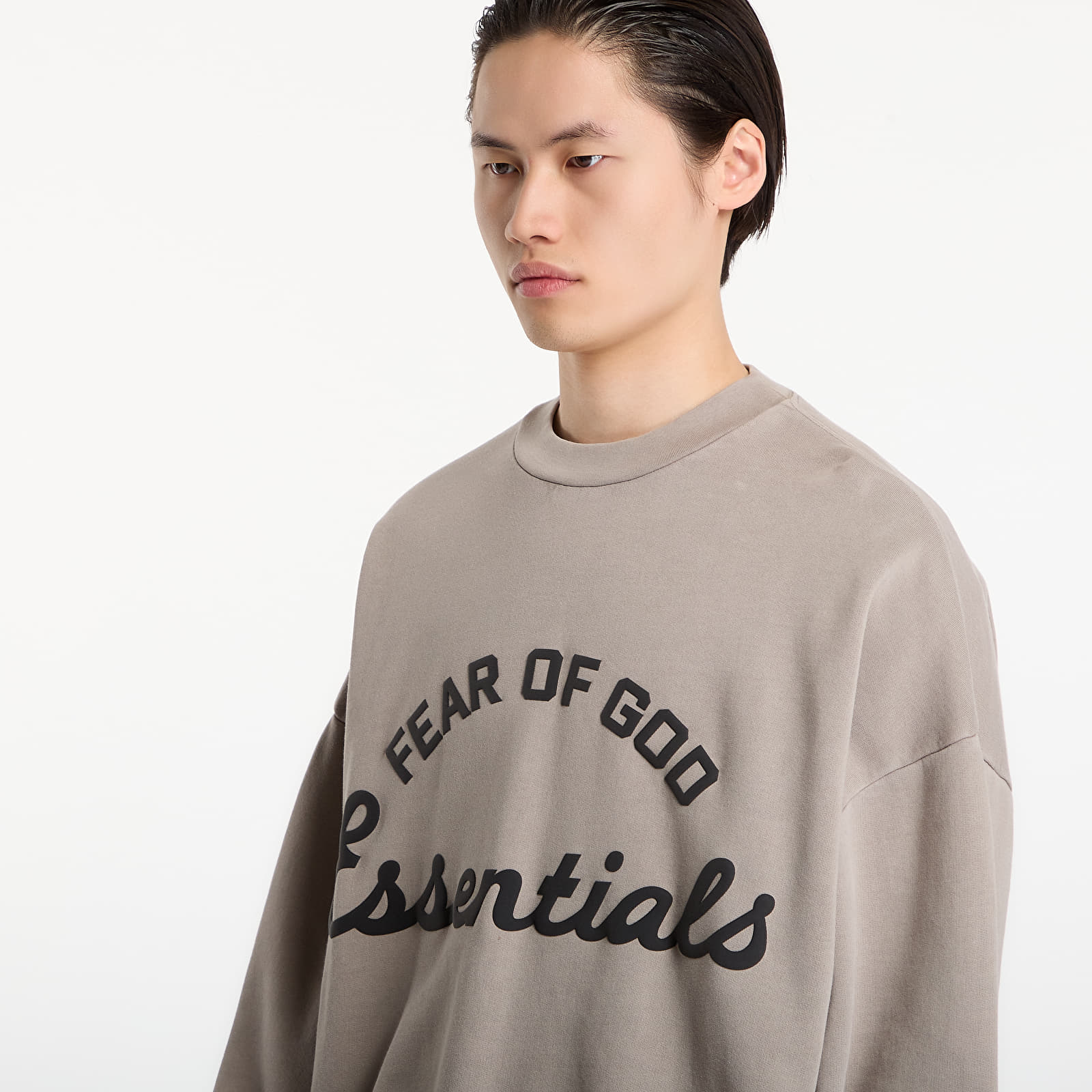 Sweatjacken und Sweatshirts Fear of God Essentials Training 90'S Crewneck Sweatshirt Faded Seal