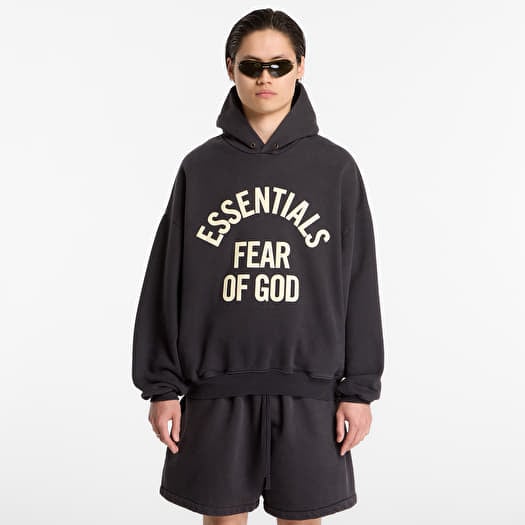Verryttelypaita Fear of God Essentials Campus 90'S Hoodie Faded Black